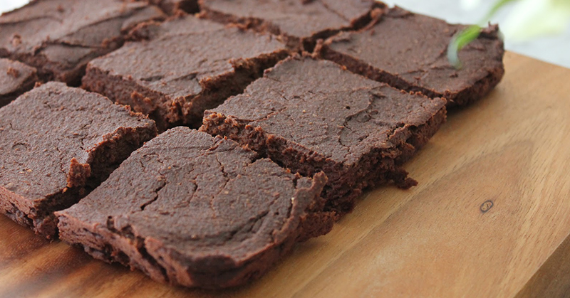 cocoa sweet potato brownies