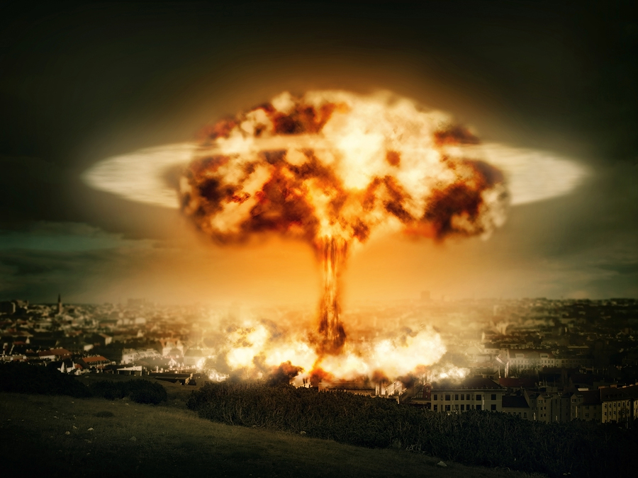 Explosion Of Nuclear Bomb Explosion Of Nuclear Bomb