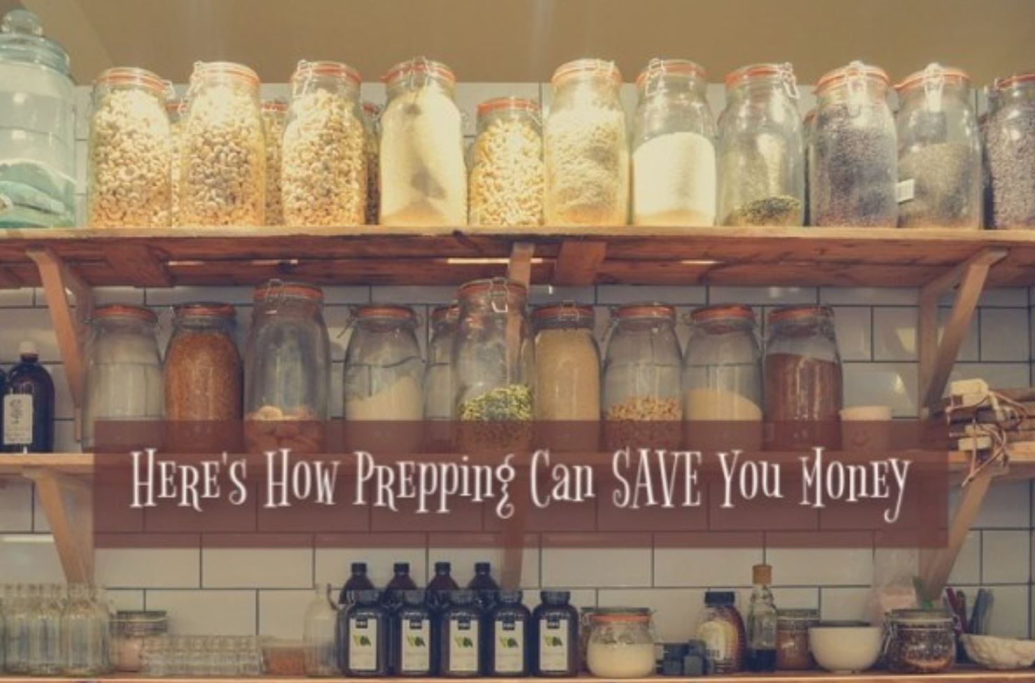 prepping save money OP