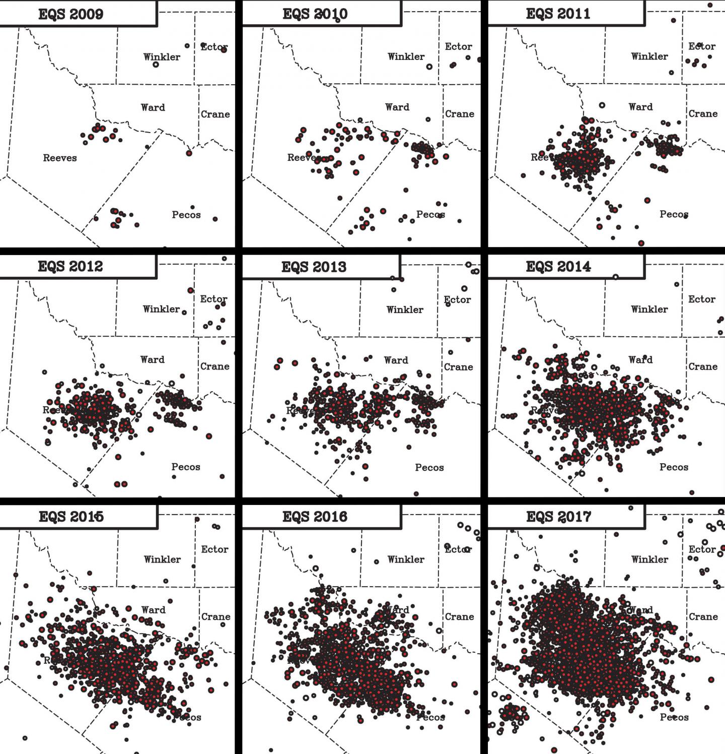 texas earthquakes oil gas