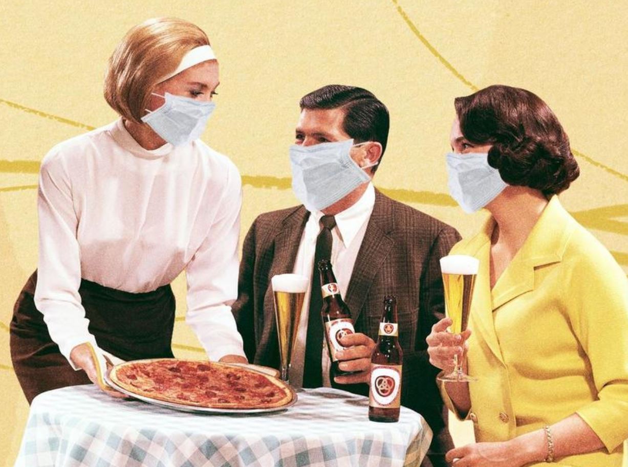 mask eating