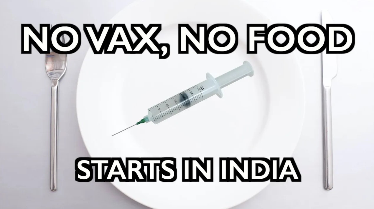 no vax no food india