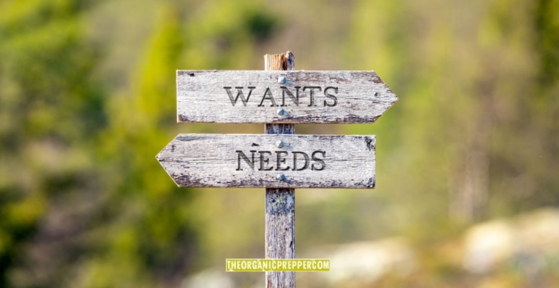 wants needs wants needs