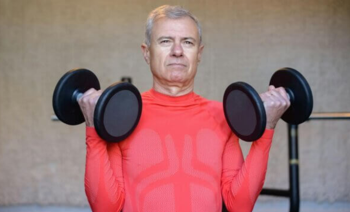 older pumping iron exercise pexels
