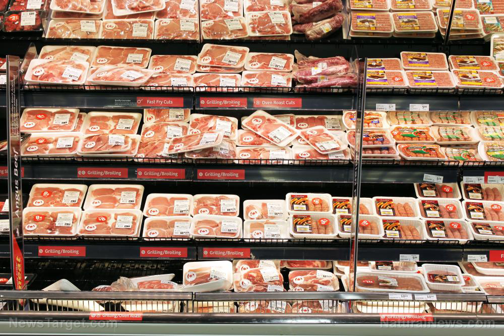 Meat-Supermarket-Grocery-Poultry-Store-Shelf-Section Meat-Supermarket-Grocery-Poultry-Store-Shelf-Section